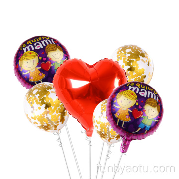 Celebrazione della festa della mamma Happy Mother Day Balloon Foil